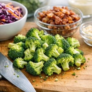 Broccoli Slaw With Bacon Recipe step 1