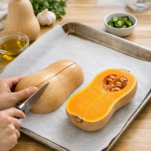 Step 1: Prepare Your Oven and Squash