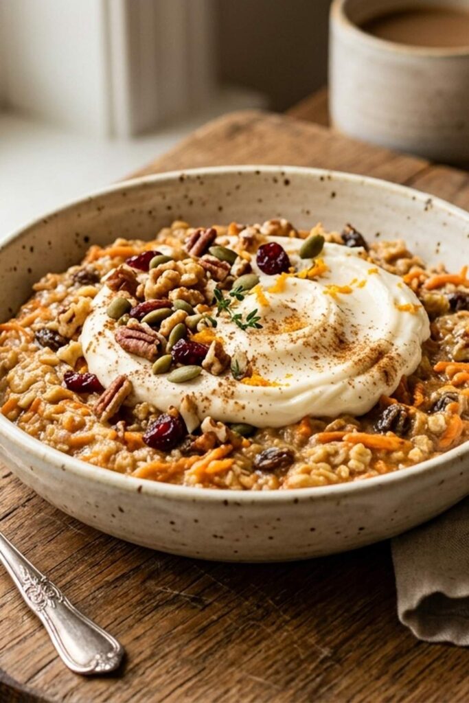Carrot Cake Oats Recipe