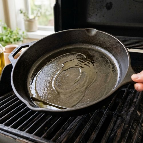 Step 3: Season Your Cast Iron and Add the Base
