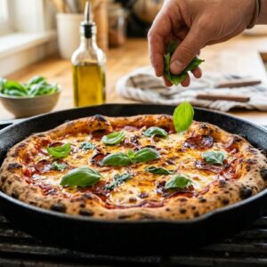 Cast Iron Pizza Grill Recipe step 8