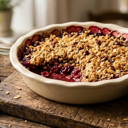 Cherry Crumble Fresh Cherries Recipe