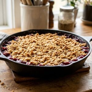 Cherry Crumble Fresh Cherries Recipe step 5
