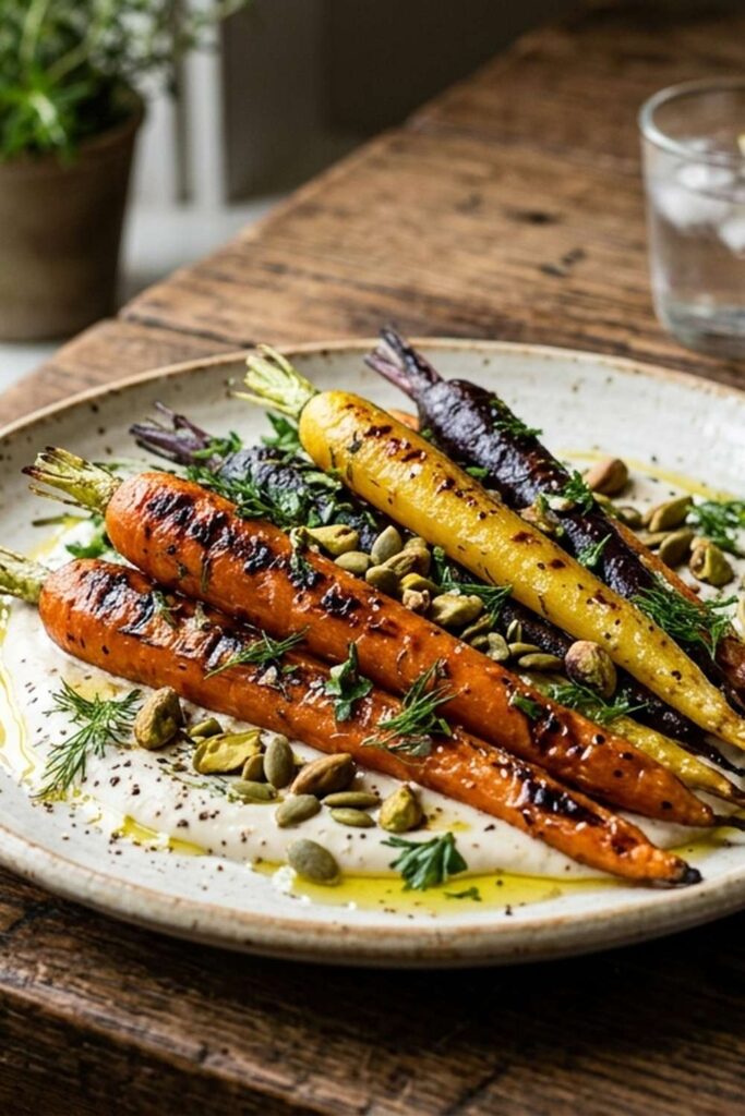 Grilled Carrots Honey Brown Sugar Glaze Recipe
