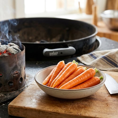 Step 1: Prep Your Carrots and Your Grill